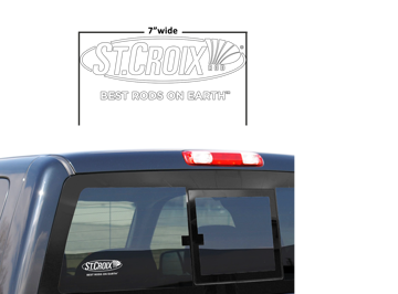 Picture of St. Croix 7" Classic White Decal