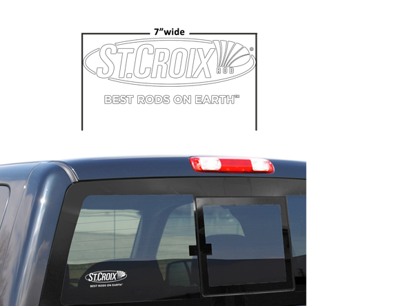 Picture of St. Croix 7" Classic White Decal