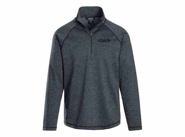 Picture of Heather Poly Quarter Zip